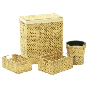 Prime Home Outlet - 4 Piece Bathroom Set Water Hyacinth