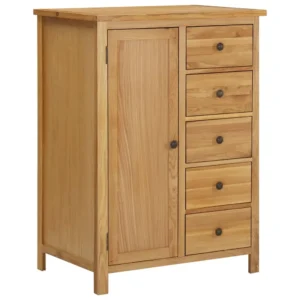 Prime Home Outlet - Wardrobe 29.9"x20.5"x41.3" Solid Oak Wood
